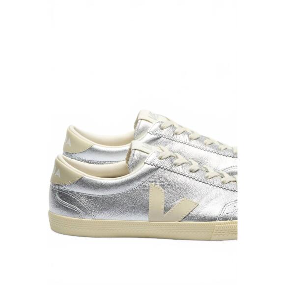 NEW VEJA women's volley sneakers in silver pierre - Picture 4 of 4